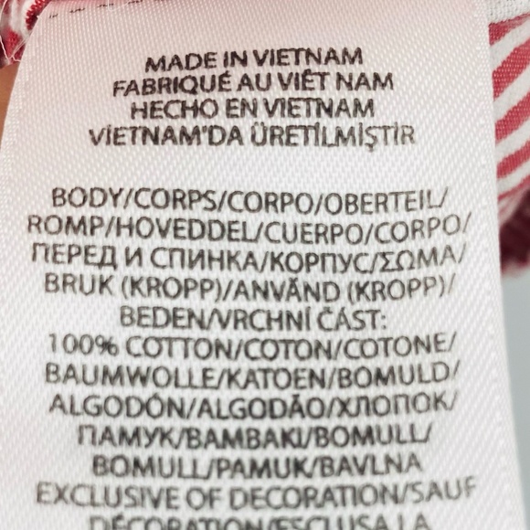 Ralph Lauren Red Striped Casual Button Down Shirt - Picture 4 of 5